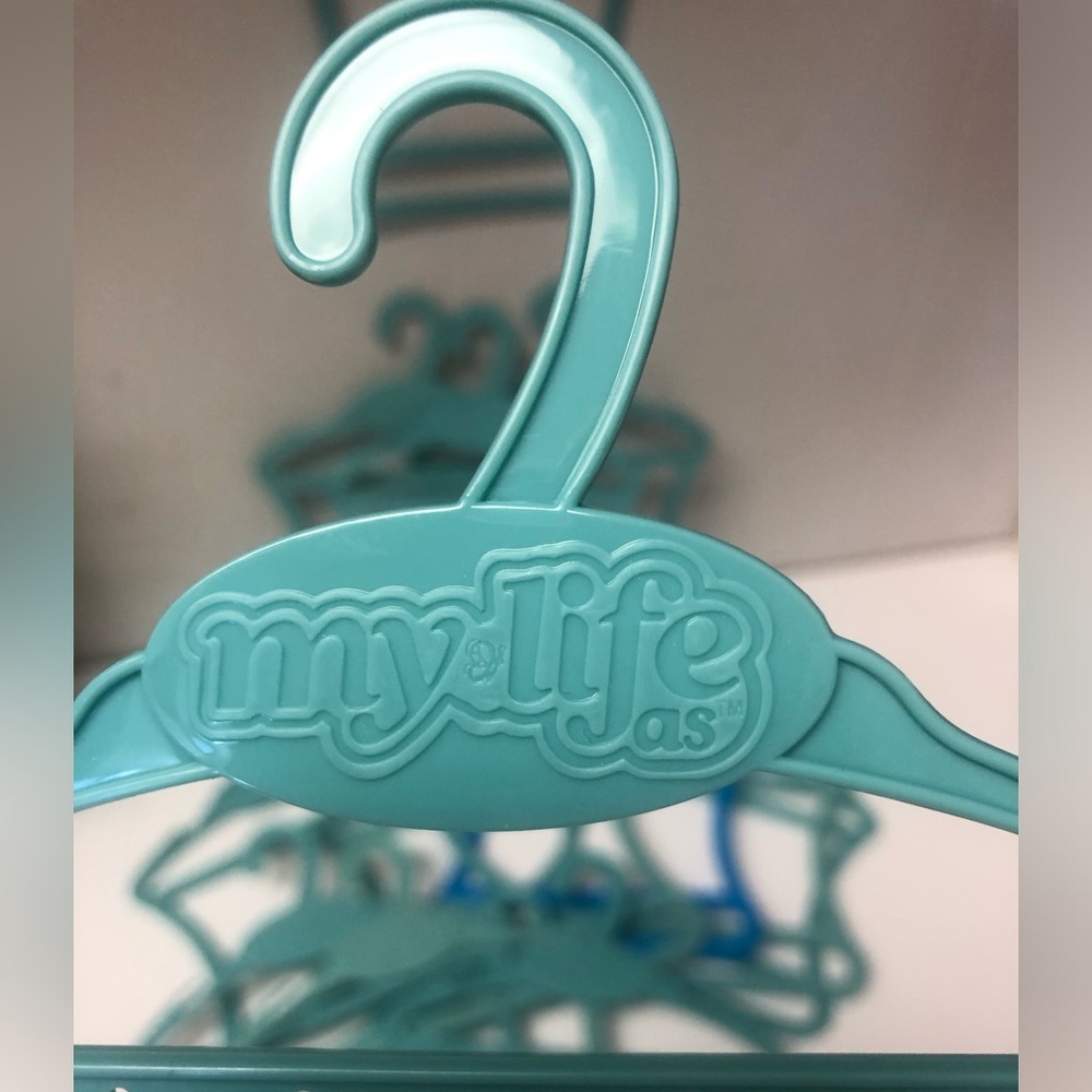 My Life 10 Doll Clothes Hangers in Like New Condition